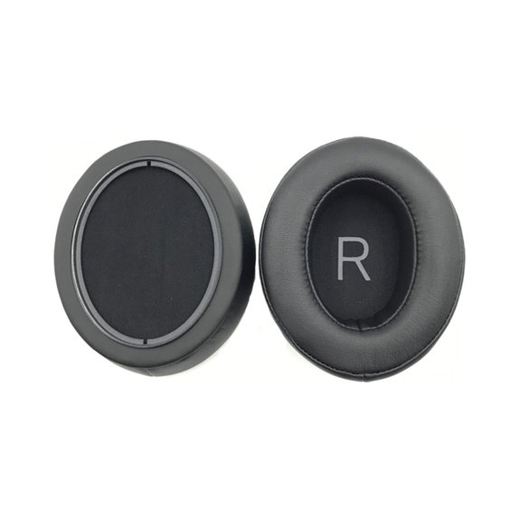 Nadomestne blazinice za ušesa za Sennheiser Momentum 3.0, Spominska pena + PU usnje, Črne, 1 Par