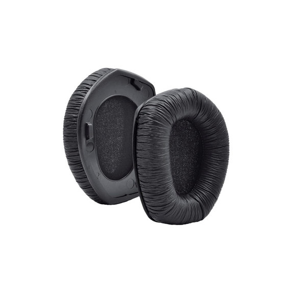 Nadomestne blazinice za ušesa za Sennheiser HDR175, RS175, Spominska pena + PU usnje, Črne, 1 Par