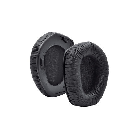 Nadomestne blazinice za ušesa za Sennheiser HDR175, RS175, Spominska pena + PU usnje, Črne, 1 Par