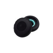 Nadomestne blazinice za ušesa za Philips Fidelio M1, PU usnje, Črne, 1 Par