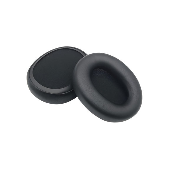 Nadomestne blazinice za ušesa za Skullcandy Crusher ANC 2, Spominska pena + PU usnje, Črne, 1 Par