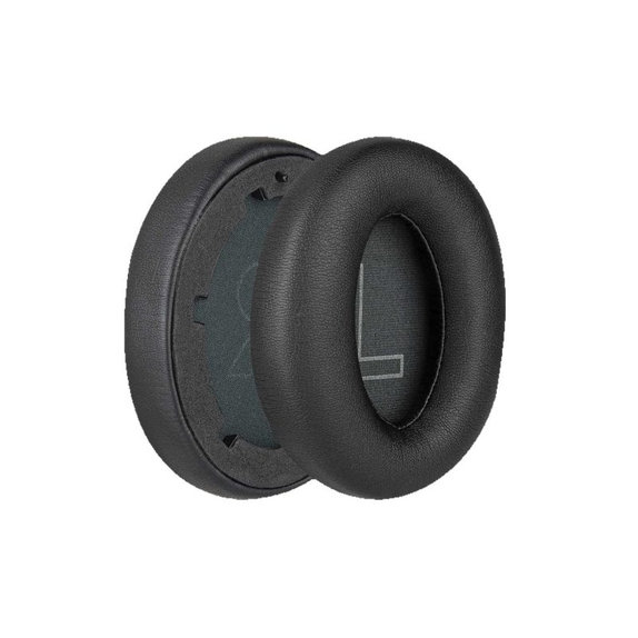 Nadomestne blazinice za ušesa za Anker Soundcore Life Q20, Spominska pena + PU usnje, Črne, 1 Par