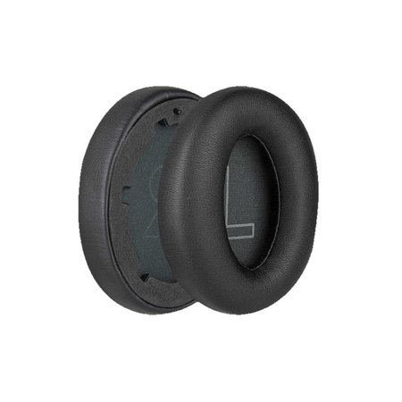 Nadomestne blazinice za ušesa za Anker Soundcore Life Q20, Spominska pena + PU usnje, Črne, 1 Par