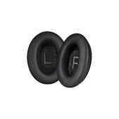 Nadomestne blazinice za ušesa za Bose QuietComfort 45, Spominska pena + PU usnje, Črne, 1 Par