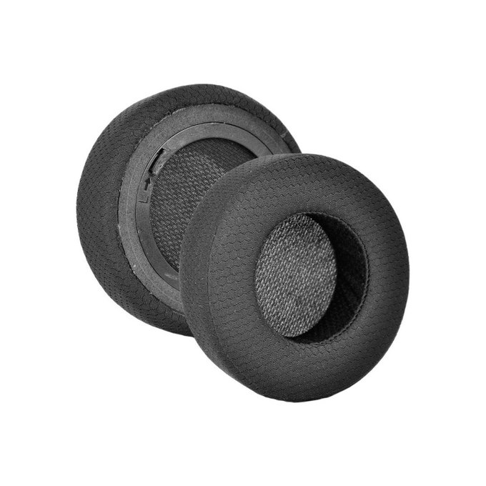 Nadomestne blazinice za ušesa za Corsair Virtuoso RGB, Spominska pena + Tekstilni, Črne, 1 Par