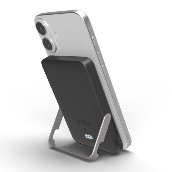 SBS - PowerBank 5000mAh, 20W, Power Delivery, Mag Stand, črna