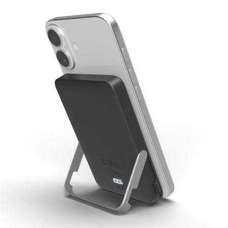 SBS - PowerBank 5000mAh, 20W, Power Delivery, Mag Stand, črna