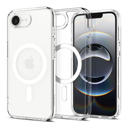 Spigen - Ovitek Ultra Hybrid z MagSafe za iPhone 16e, bela