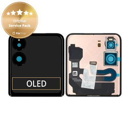 Xiaomi Mix Flip 2405CPX3DC - LCD zaslon + steklo na dotik (Externe) (Black) - 560004000N800 Genuine Service Pack