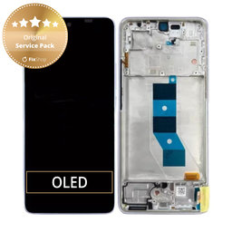 Xiaomi Poco M7 Pro 5G - LCD zaslon + steklo na dotik + okvir (Purple) - 5600080O17P00 Genuine Service Pack