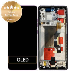Motorola Edge 60 Pro - LCD zaslon + steklo na dotik + okvir (Sparkling Grape) - 5D68C30047 Genuine Service Pack