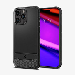 Spigen - Ovitek Rugged Armor z MagSafe za iPhone 15 Pro Max, Matte Black