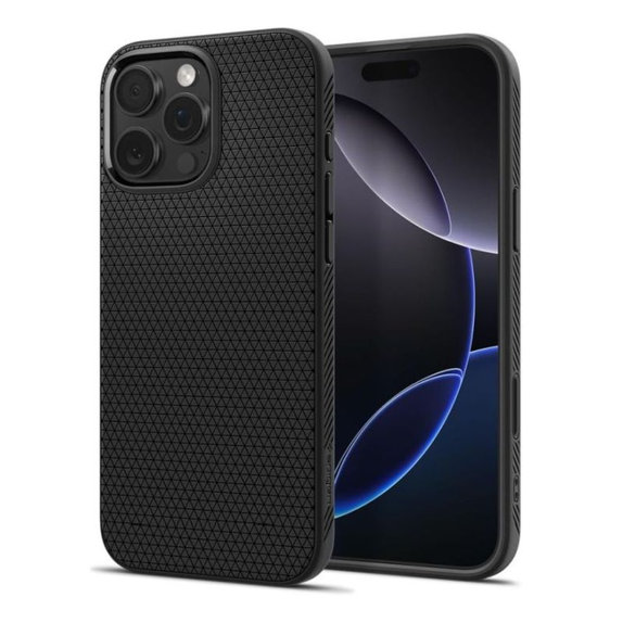 Spigen - Ovitek Liquid Air "T" z MagSafe za iPhone 16 Pro Max, Matte Black