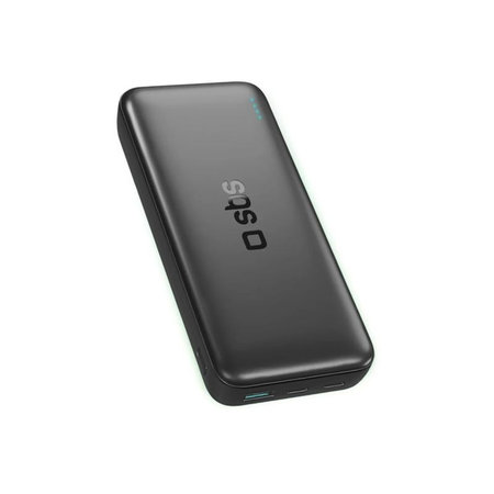 SBS - PowerBank 20000mAh, 10W, Infinity, LiFePO4, USB-C/USB-A, črna