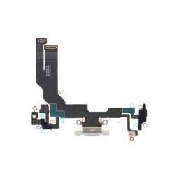 Apple iPhone 16e - Priključek za polnjenje + Flex kabel (White)