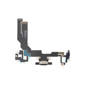 Apple iPhone 16e - Priključek za polnjenje + Flex kabel (Black)