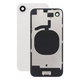 Apple iPhone 16e - Steklo zadnjega ohišja + Leča kamere + Kovinska plošča (White)