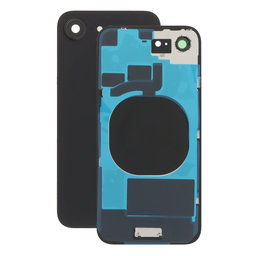 Apple iPhone 16e - Steklo zadnjega ohišja + Leča kamere (Black)