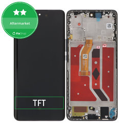 Honor Magic6 Lite - LCD zaslon + steklo na dotik + okvir (Midnight Black) TFT