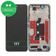 Honor 200 - LCD zaslon + steklo na dotik + okvir (Black) TFT