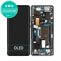 Motorola Edge 50 Ultra - LCD zaslon + steklo na dotik + okvir (Forest Grey) OLED