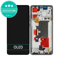 Motorola Edge 60 Pro - LCD zaslon + steklo na dotik + okvir (Shadow) OLED