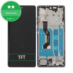 Motorola Moto G85 5G XT2427-3 - LCD zaslon + steklo na dotik + okvir (Cobalt Blue) TFT