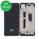 Motorola Moto G84 XT2347 - LCD zaslon + steklo na dotik + okvir (Black) TFT