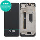 Motorola Moto G84 XT2347 - LCD zaslon + steklo na dotik + okvir (Black) OLED
