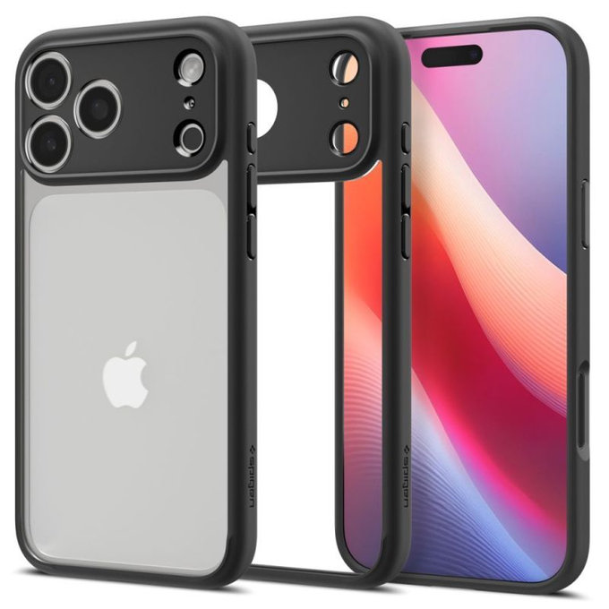 Spigen - Etui Ultra Hybrid za iPhone 17 Pro Max, Matte Black