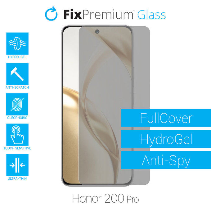 FixPremium HydroGel Anti-Spy - zaščitna folija za Honor 200 Pro