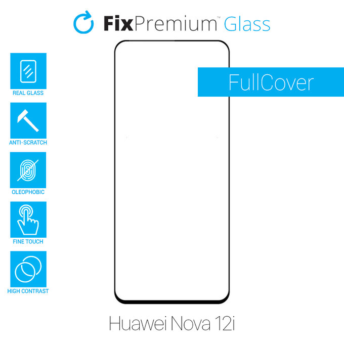 FixPremium FullCover Glass - Kaljeno steklo za Huawei Nova 12i