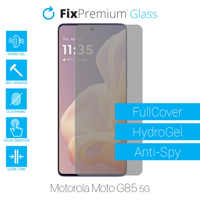 FixPremium HydroGel Anti-Spy - zaščitna folija za Motorola Moto G85 5G XT2427