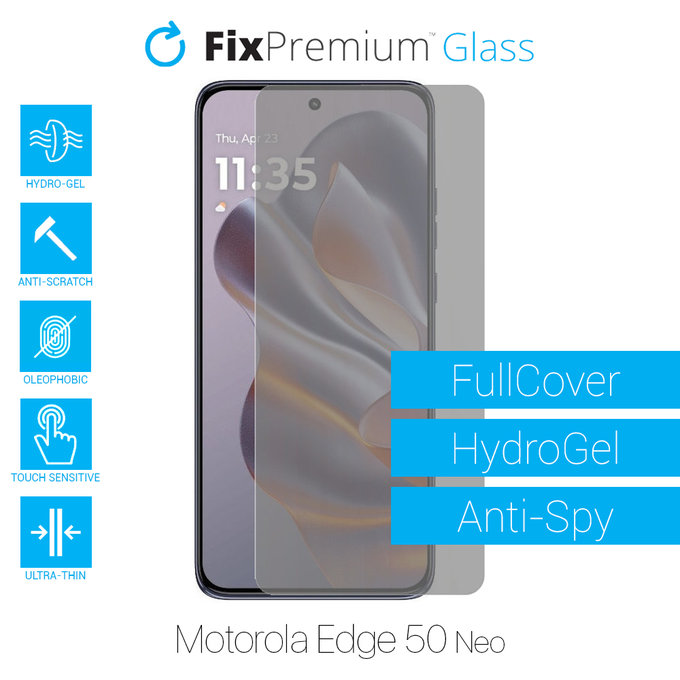 FixPremium HydroGel Anti-Spy - zaščitna folija za Motorola Edge 50 Neo
