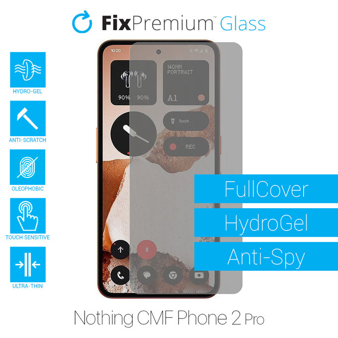 FixPremium HydroGel Anti-Spy - zaščitna folija za Nothing CMF Phone 2 Pro