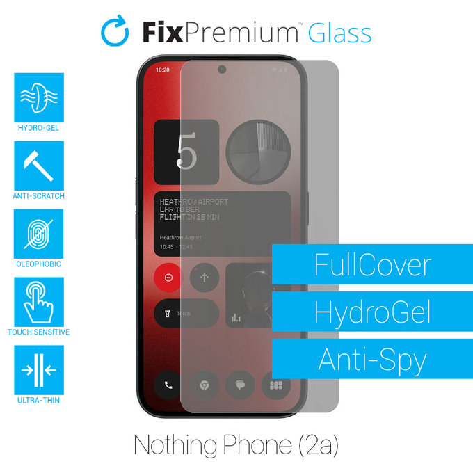 FixPremium HydroGel Anti-Spy - zaščitna folija za Nothing Phone (2a)