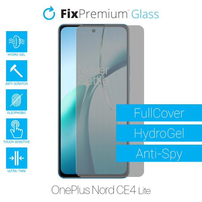 FixPremium HydroGel Anti-Spy - zaščitna folija za OnePlus Nord CE4 Lite