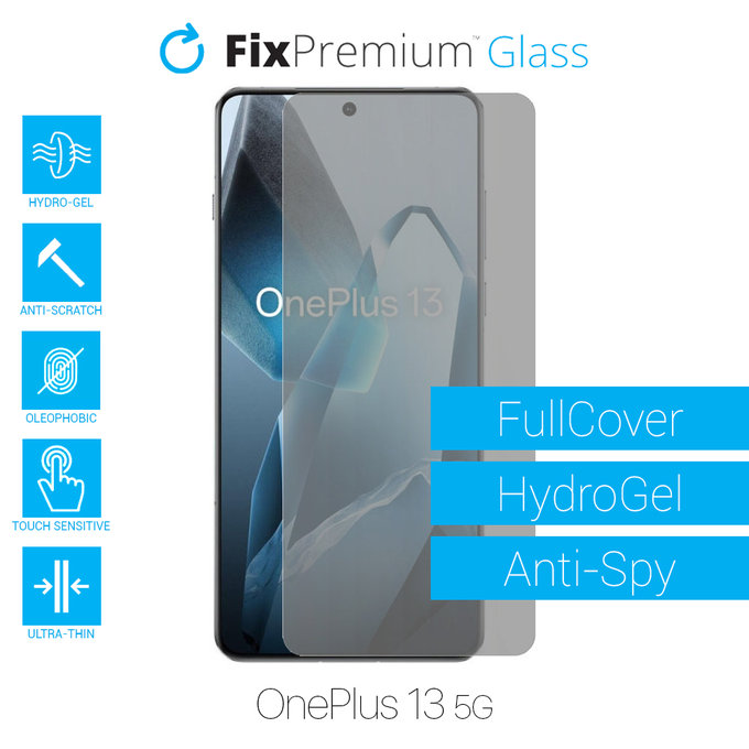 FixPremium HydroGel Anti-Spy - zaščitna folija za OnePlus 13 5G CPH2655
