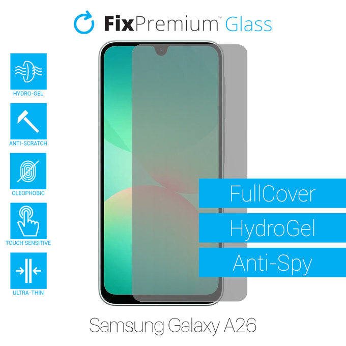 FixPremium HydroGel Anti-Spy - zaščitna folija za Samsung Galaxy A26 A266E