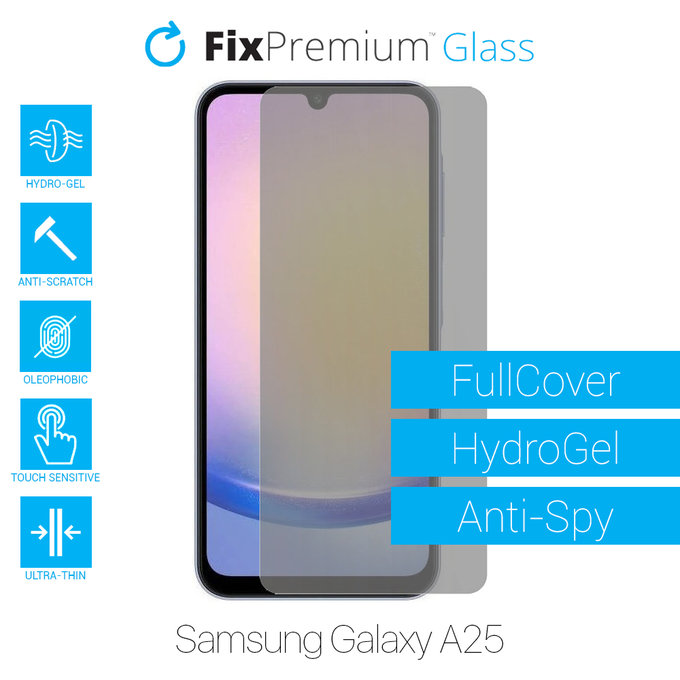 FixPremium HydroGel Anti-Spy - zaščitna folija za Samsung Galaxy A25 A256