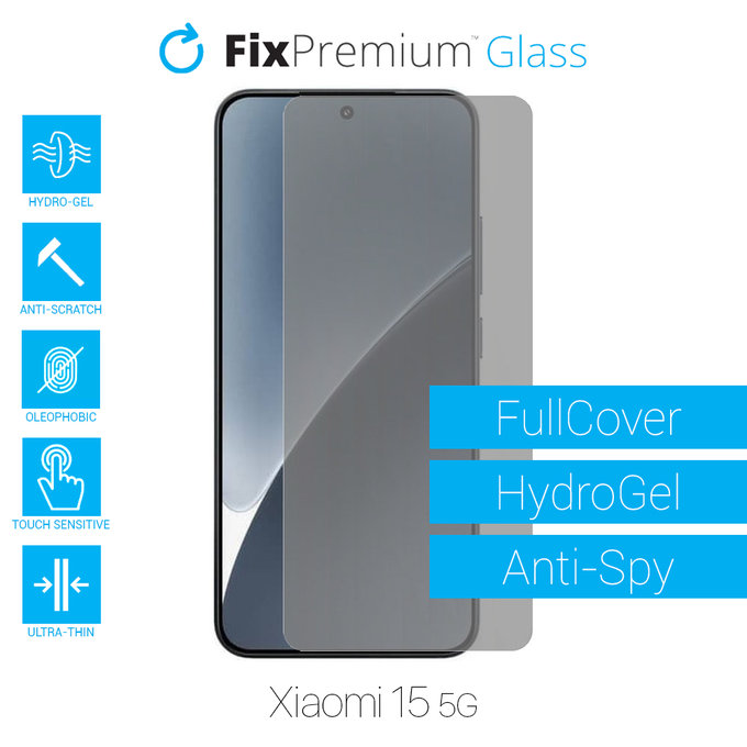 FixPremium HydroGel Anti-Spy - zaščitna folija za Xiaomi 15 5G