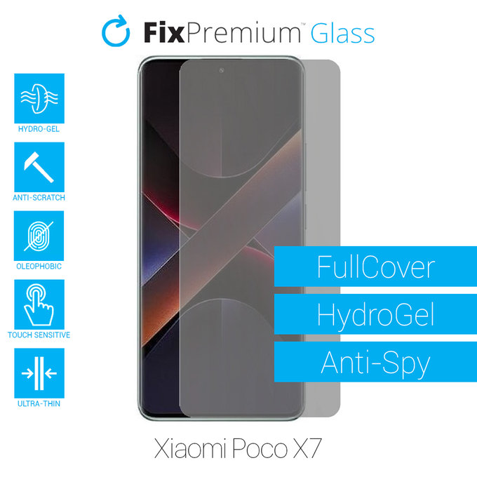 FixPremium HydroGel Anti-Spy - zaščitna folija za Xiaomi Poco X7