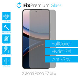 FixPremium HydroGel Anti-Spy - zaščitna folija za Xiaomi Poco F7 Ultra