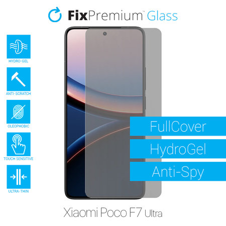 FixPremium HydroGel Anti-Spy - zaščitna folija za Xiaomi Poco F7 Ultra