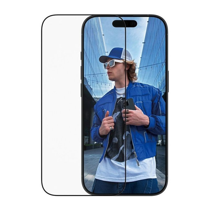 PanzerGlass - Tvrđeno steklo UWF z aplikatorjem za iPhone 17/16 Pro, črna