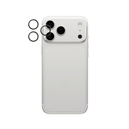 PanzerGlass - Zaščitni Ovitek za Objektiv Kamere Hoops za iPhone 16 Pro, 16 Pro Max, 17 Pro, 17 Pro Max, transparent