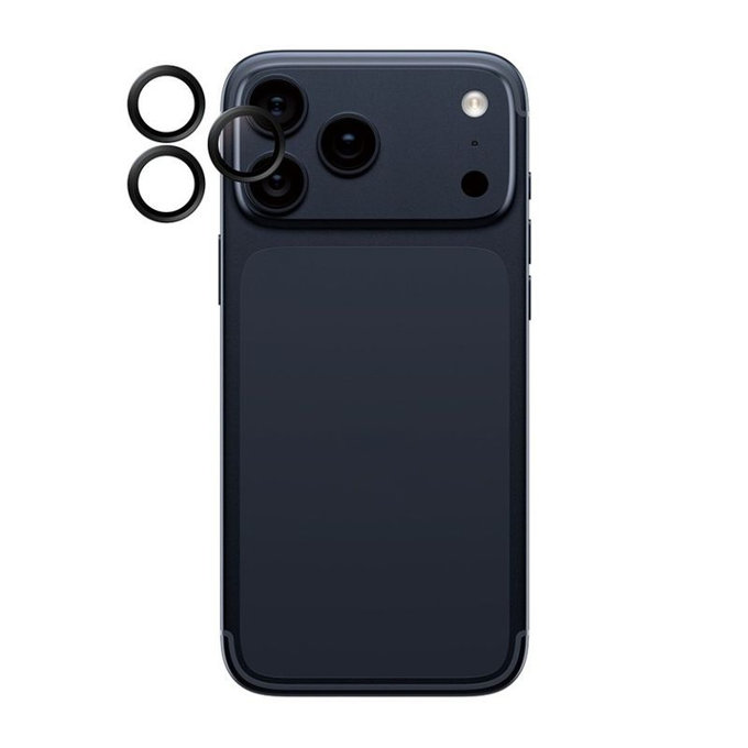 PanzerGlass - Zaščita objektiva Hoops za iPhone 17 Pro Max/17 Pro/16 Pro Max/16 Pro, črna