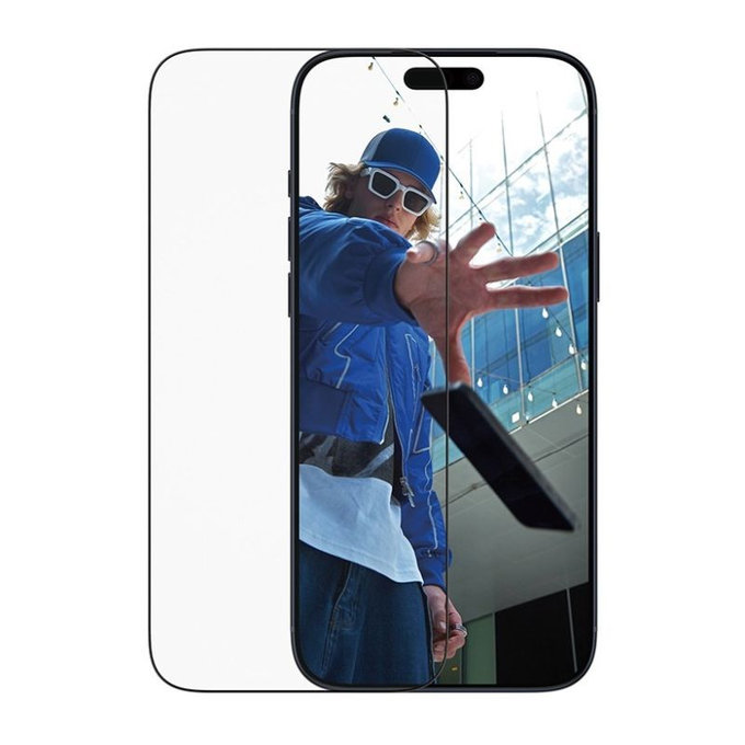 PanzerGlass - Tvrđeno steklo UWF z aplikatorjem za iPhone 17 Pro Max, črna