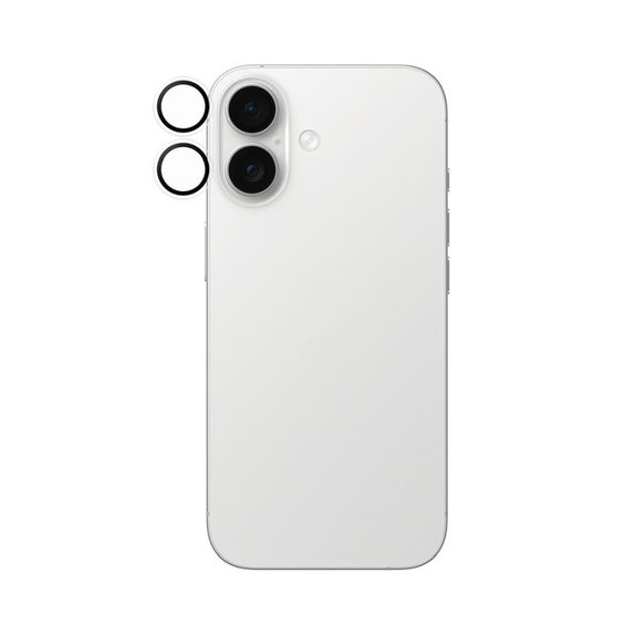 PanzerGlass - Zaščitni Ovitek za Objektiv Kamere Hoops za iPhone 16, 16 Plus, 17, transparent
