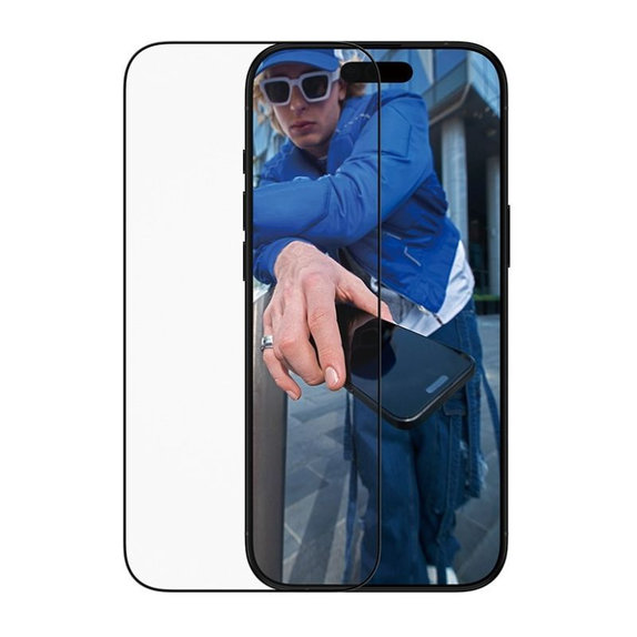 PanzerGlass - Tvrđeno steklo UWF z aplikatorjem za iPhone 17 Air, črna